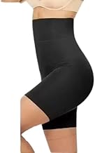 Women's amless High Waist Shapewear with Anti Rolling Shapewear Black