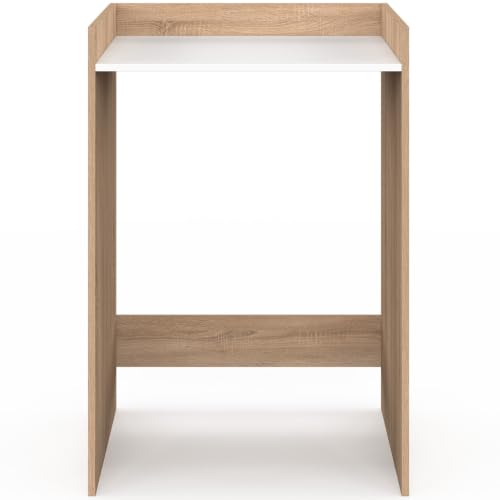 Meuble armoire pour machine à laver ou sèche linge WALLIS bois façon hêtre et - vue 4