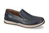 Valleverde Mocasines para hombre 17942 de piel azul o habana, zapatos casuales cómodos, ligeros y flexibles, ideales para primavera y verano, turquesa, 43 EU