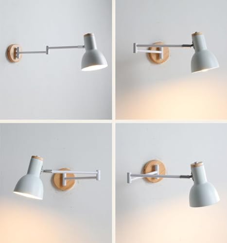 Apliques de pared industriales y retro ajustables para pasillo y dormitorio 8