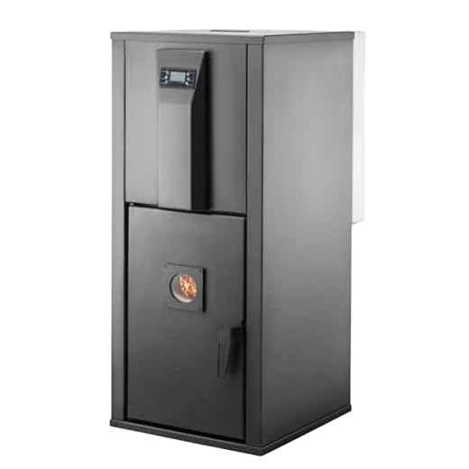 EIDER BIOMASA – Caldera de Pellets Total Power 35 – 35 kW – Alta Eficiencia 92% – Tolva 60 kg – Depósito 50 L – Autolimpieza Automática – Calefacción Central – Clase Energética A+ – 141x62x63 cm