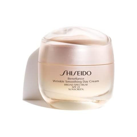 Shiseido Benefiance Wrinkle Smoothing Day Cream - 50 mL - Broad-Spectrum SPF 23 Anti-Aging Moisturizer - Visibly Corrects Wrinkles & Intensely Hydrates - Non-Comedogenic Cover