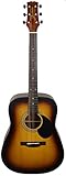 Jasmine 6 String Acoustic Guitar, Right, Matte Sunburst, (S35-SB)