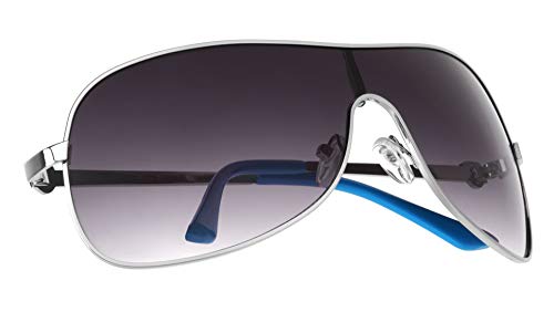 Khan Intake - Thin Frame One Piece Shield Sunglasses2