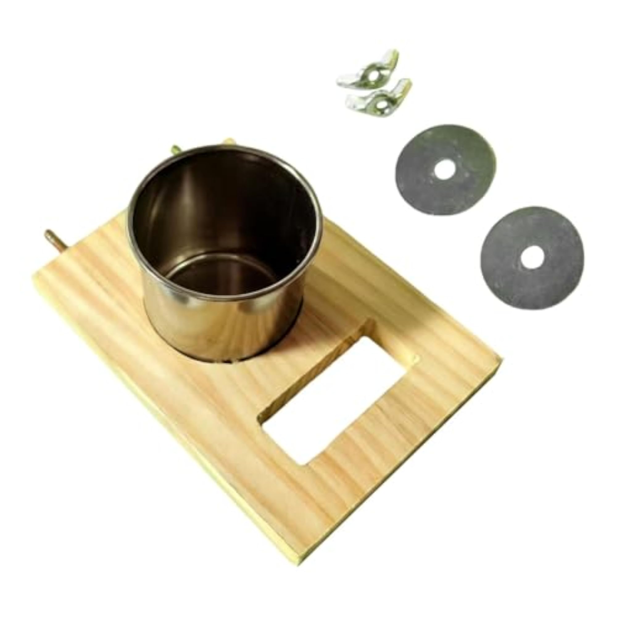 Bird Perch Feeding Cup for Parakeets, Lovebirds & Canaries