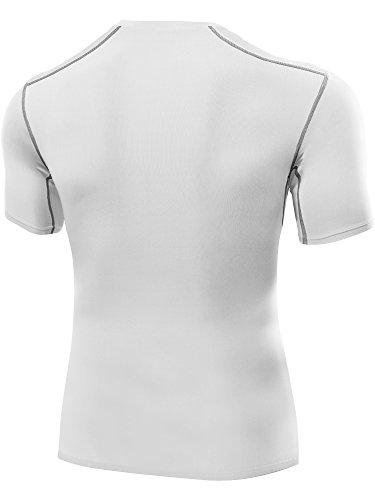 Image of NELEUS Men's 3 Pack Athletic Compression Base Layer Sport Shirt