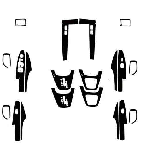Accessoire de style de voiture 3D carbone pour Hyundai Tucson