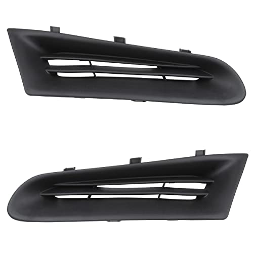 MangWany Grilles de calandre pare-chocs compatible avec Renault Clio 3 III 2005-2009 7701208684 (droite et gauche)