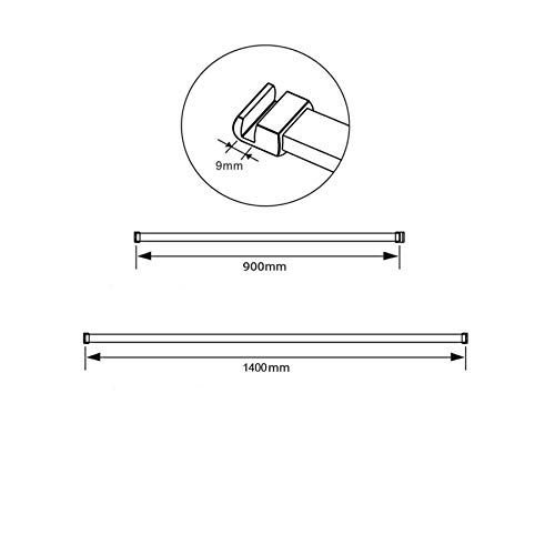 Barra Stabilizzatrice Tagliabile per Box Doccia