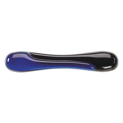 Kensington Duo Keyboard Wrist Rest Gel Wave Blue And Smoke Ref 62397 #TOP4