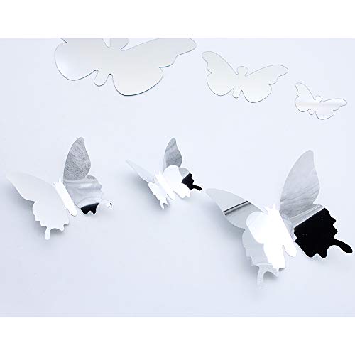 BlueXP 66 Pezzi Adesivo Murale Farfalla 3D Effetto...