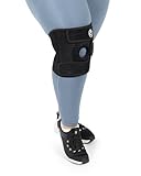 Adjustable Copper Knee Brace Support for Arthritis, ACL, MCL, LCL, Sports Exercise, Meniscus Tear, Injury Recovery, Pain Relief, Walking – Open Patella Neoprene Stabilizer Wrap Women, Men, Kid(Size 3)