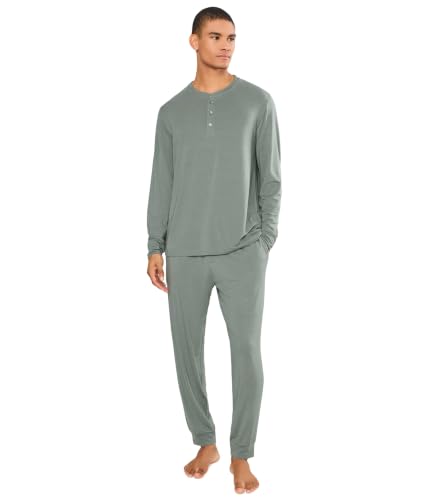 Image of Eberjey Henry Men's Jersey Modal PJ Set