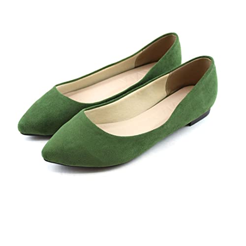 La Mejor Selección de Ferioni al mejor precio. 40 Vivian V1310ATI Zapatos de tacón para mujer, Ante verde, 26.5 cm