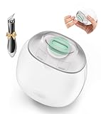 Elektrischer Nagelknipser, Elektrische Nagelfeile,Elektrischer Nagelknipser Nagelschneider,Elektrischer Nagelschneider 3 Stufen Stumm LED Nageltrimme Automatischer Electric Nail Clippers Trimmer