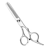 FUGSHIYI スキバサミ 散髪用ハサミ 髪切りハサミ ヘアカット メンズ前髪カット用 すきばさみ 子供 大人兼用 セニングシザー 散髪 ステンレス製 初心者向け 自宅ヘアカッター セルフカットに最適