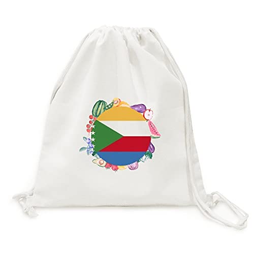 Sac cadeau Comores original en tissu pliable pour amateurs de culture africaine