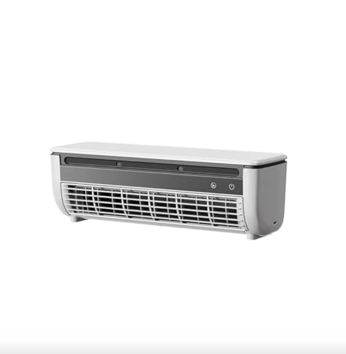 2025 Upgraded Mini Portable Wireless Air Conditioner Fan|3 Wind Modes for Cooling|15W 6000mAh Wall Mounted AC with Remote Control|10 dB Quiet for Home, Camping, Bedroom, Kitchen (1, White)