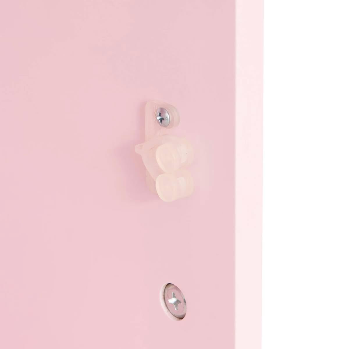 Paris Prix Atmosphera for Kids - Table de Chevet Enfant Douceur 40cm Rose
