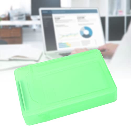 Caja protectora para disco duro 3.5in ABS transparente verde miniatura 5