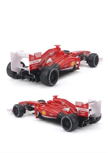 Image of 1:12 Scale Remote Control F1 Racing Vehicle - Large RC Formula Racer for Kids and Adults, 2.4GHz High Speed Electric Toy with Rechargeable Battery, Red Machine Gift for Boys Ages 3-12