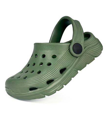 Image of Toddler Kids Garden Clog Slip On Slide Sandals Beach Water Shoes