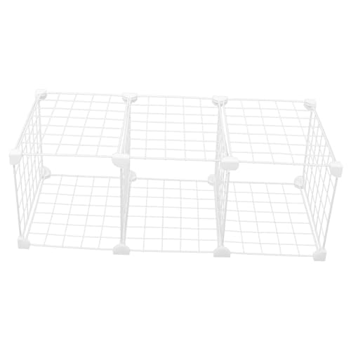 Mikinona Divisor Metálico para Congelador Organizador de Almacenamiento Frigorífico Adaptable Espacio para Durabilidad Resistente Frío Configuración de Rejilla