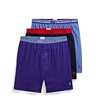 POLO RALPH LAUREN Classic Fit w/Wicking 5-Pack Boxers 2 Andover/1 Madison/2 Black LG