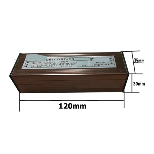 Transformateur d'éclairage 50W étanche avec courant constant de 1500mA