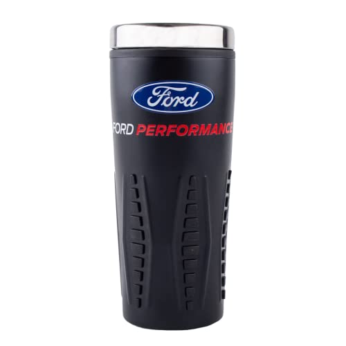 Ford Performance Grip Travel Tumbler (16 oz, Black)