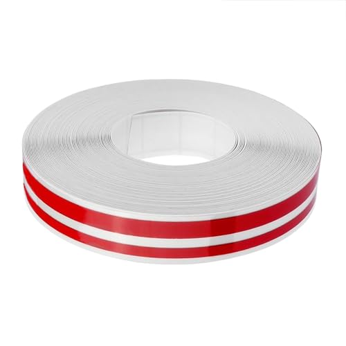 Juttzzei Bande Autocollante Voiture, 10mm x 10 M Bande Décorative de Voiture, Prime Vinly Bandes Décoratives Autocollantes pour Voiture, Moto, Bateau et...