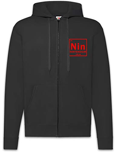 Sweat à capuche Nin veste zippée homme sweat-shirt molletonné chaud