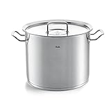 CLEVER: Eine integrierte Mess-Skala des Suppentopfs ermöglicht praktisches Dosieren, ganz ohne Messbecher. Das Kochgeschirr der original-profi collection ist Backofengeeignet bis 230 °C (450 °F), und ist ebenfalls Spülmaschinen-geeignet