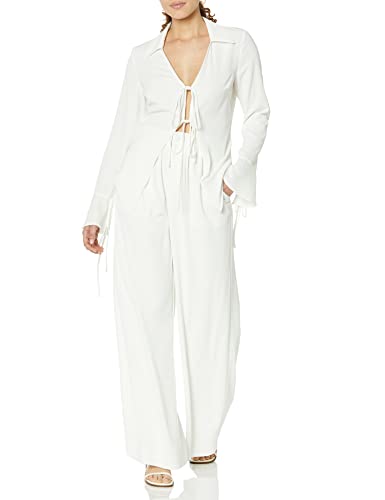 The Drop Women's Snow White Silky Pull-On Pants by @carolinecrawford4