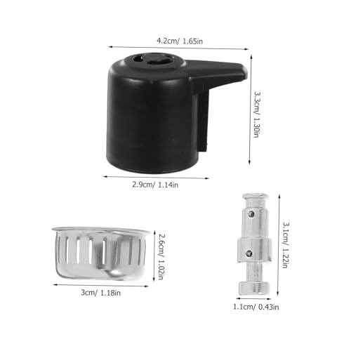 Juego de accesorios para olla exprés: válvula de seguridad, válvula flotante y cubierta antiobstrucción de silicona miniatura 2