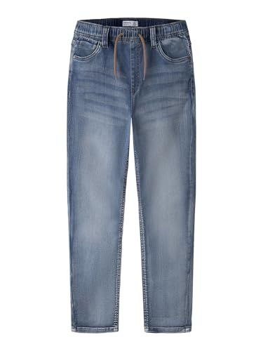 NAME IT Garçon Nkmrobin Dnmthayer Swe Noos Jogger, Bleu Jeans Clair, 146 EU