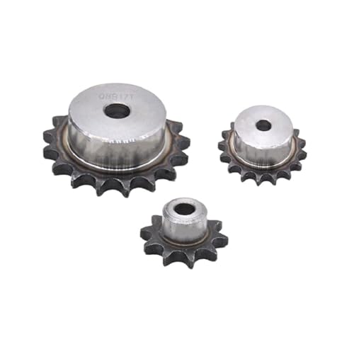 Bevel Gear Pinion Hardware Mechanical 1Pcs 08B 25 Teeth to 39 Teeth Sprocket Wheel Chain Gear Industrial A3 Steel Suitable for 08B Roller Chain(19 Teeth)