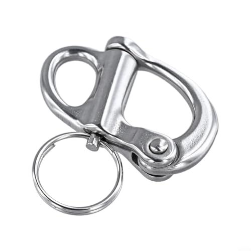 Manille multi-usage à libération rapide en acier inoxydable 316 pour sports nautiques (35 mm)