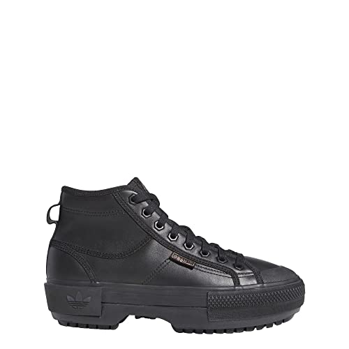 adidas Womens Nizza Trek Lace Up Sneakers Shoes Casual - Black - Size 7.5 M