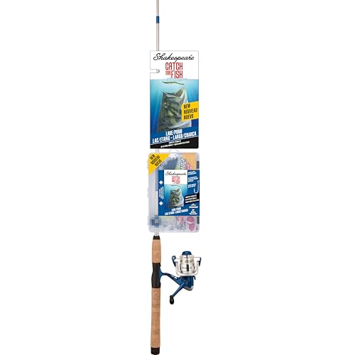 Moulinet de pêche spinning Shakespeare combo canne à pêche au leurre en eau douce