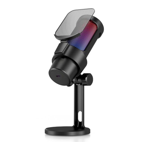 Microphone USB de haute qualité omnidirectionnel avec carte son intégrée
