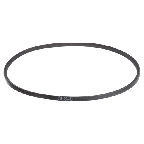 uxcell 3L345 Classic Wrapped Rubber V-Belt, 34"(876mm) Outside Circumference, 3L Profile V Belt 3/8" Width 7/32" Height
