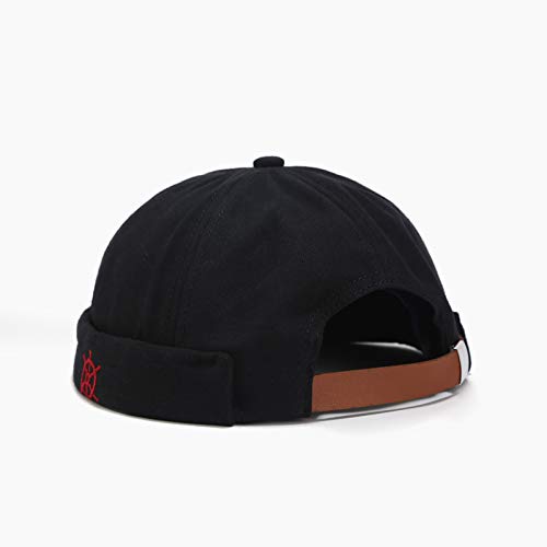 Homgee Fashion Unisex Adjustable Brimless Hat Men Women Retro Sailor Cap Hip-hop Cap Casual French Hat (B09F64ZZL7) Amazon Price History, Amazon Price Tracker