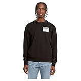 Encolure côtelée G-Star Homme Sweater Substance Back Graphic Relaxed, Noir (dk black D26278-D257-6484), M