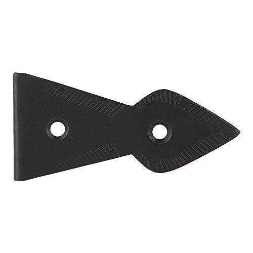 Image of Set of 8 Brass 90 Degree Spade Trunk Corners, Oil Rubbed Bronze Finish, Edge Guard Table Cabinet Protector, Decorative Corner Brackets