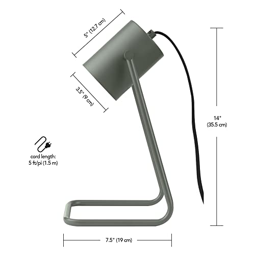 Globe Electric 52878 Sahara Desk Lamp, Matte Green thumb #7