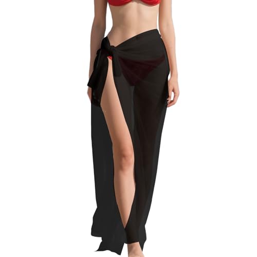 Womens Beach Swimsuit Coverup Chiffon Cover up Long Bikini Sarong Wraps Bathing Suit Cover ups for Swimwear Women