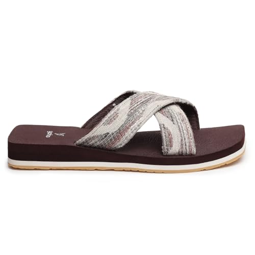 Image of YOHO Flats for Women | Lightweight, Anti-Skid, Cushioned Footbed Flip Flops | Casual & Fashionable for Everyday Use EVA Sandals 002