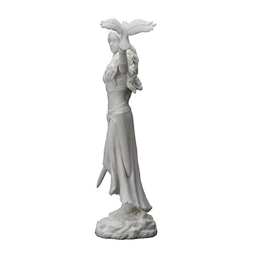 Estatua de Resina Blanca 11 in de Altura miniatura 3