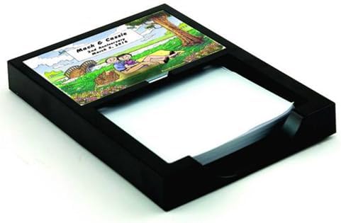 Personalized Lovers in the Park Memo Holder with 100 Sheets of Memo Paper image 5